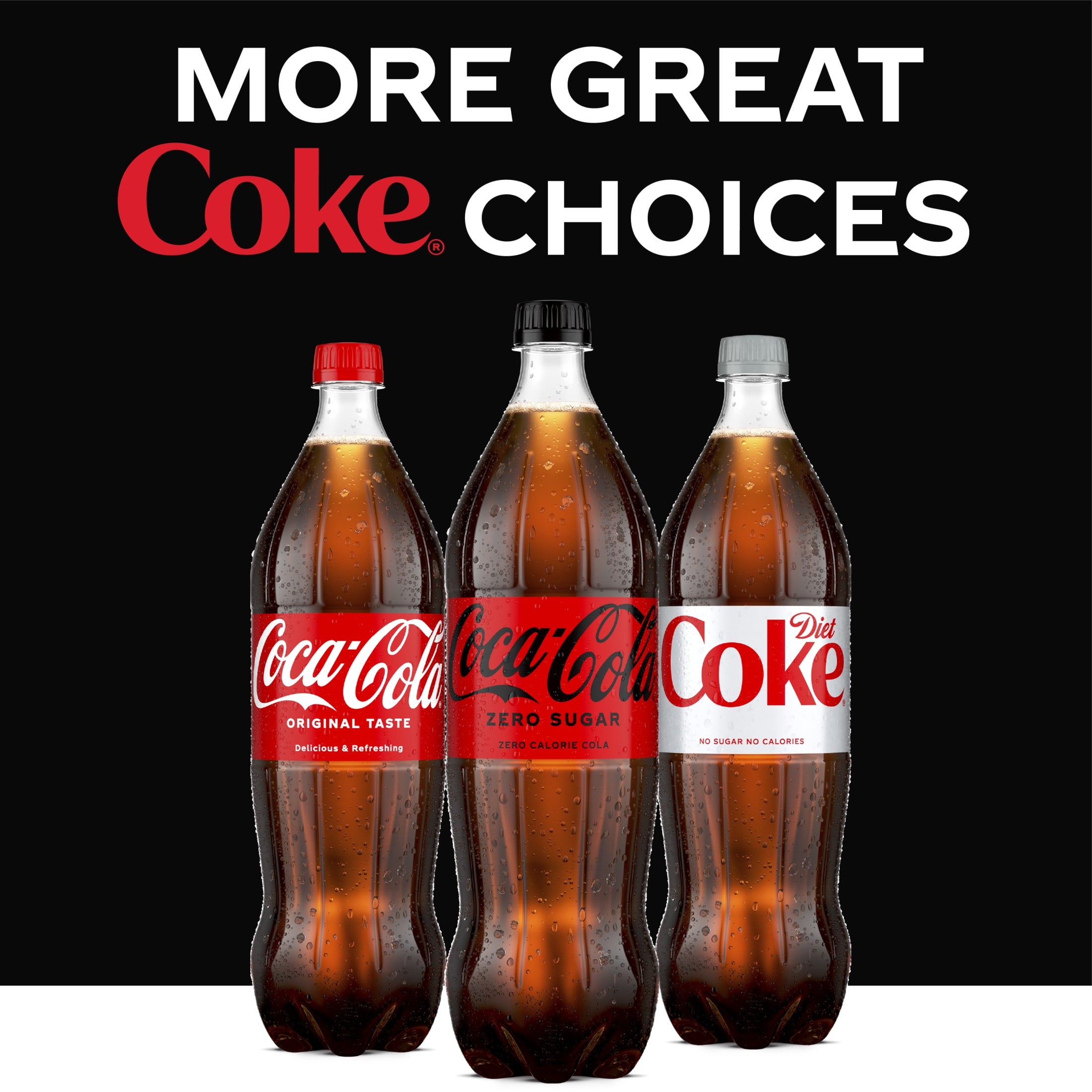 Zero Sugar Soda Pop Bottle 1.25 Liters Coca-Cola