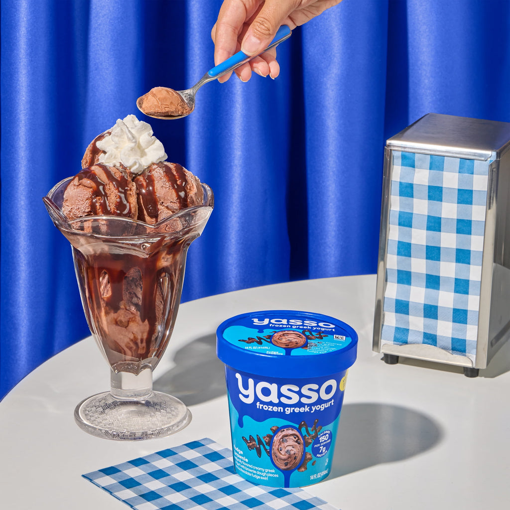 Yasso Fudge Brownie Frozen Greek Yogurt 14 Fl Oz