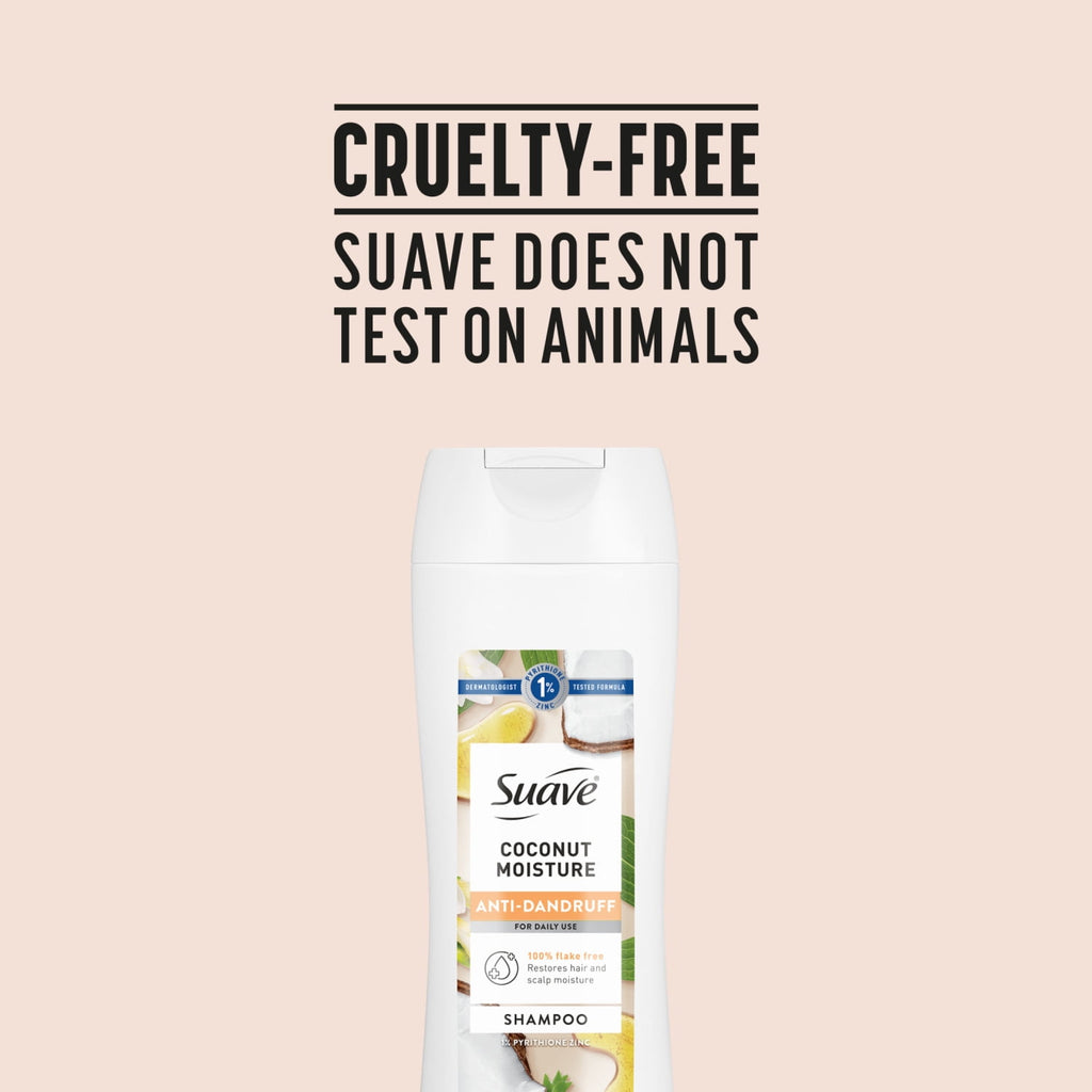 Suave Anti Dandruff Coconut Moisture Shampoo for Women 12.6 fl oz