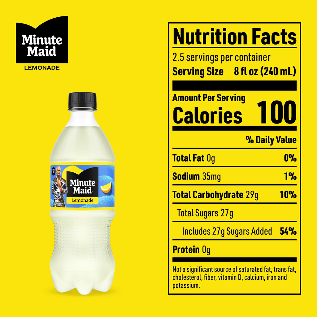 Minute Maid Lemonade Bottle 20 fl oz