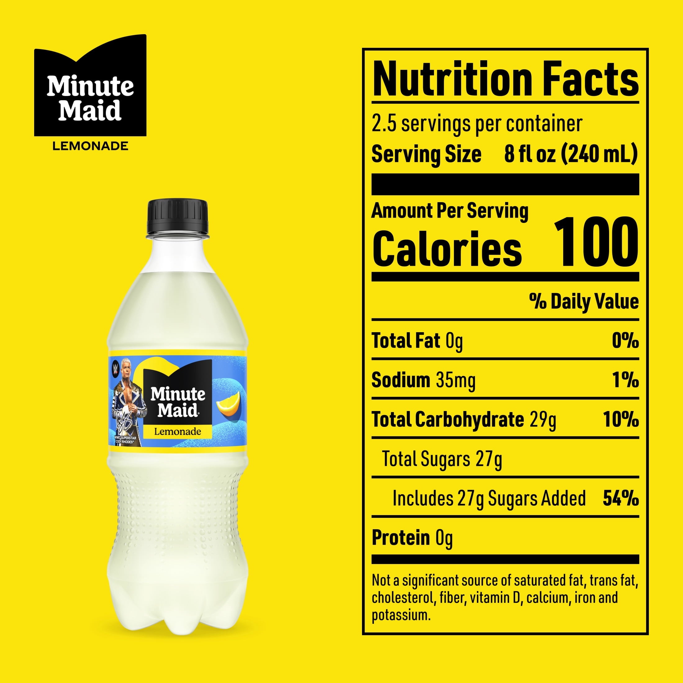 Minute Maid Lemonade Bottle 20 fl oz