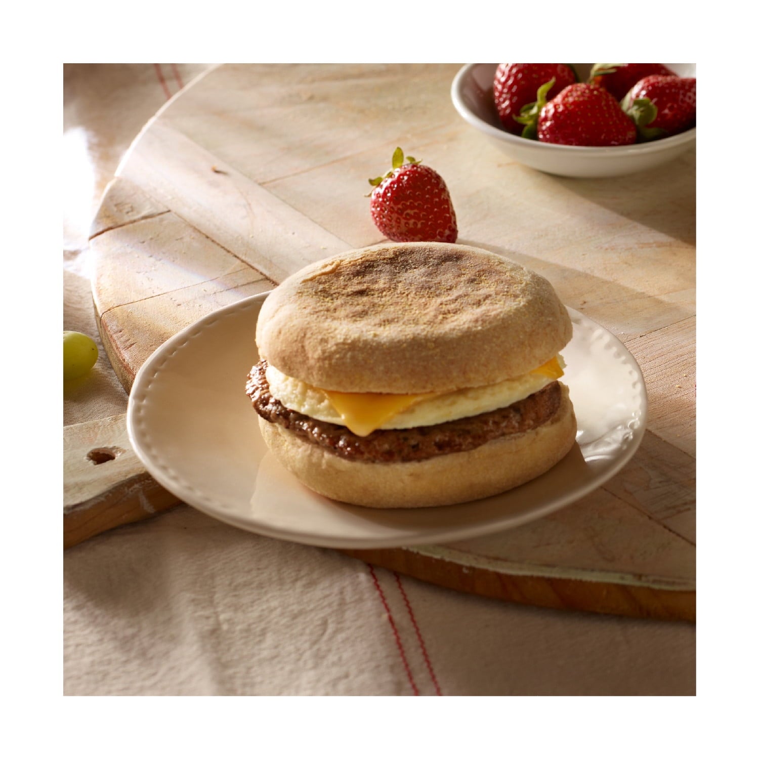 Jimmy Dean Delights Turkey Sausage Egg White & Cheese English Muffin 16.4 Oz 4 Count