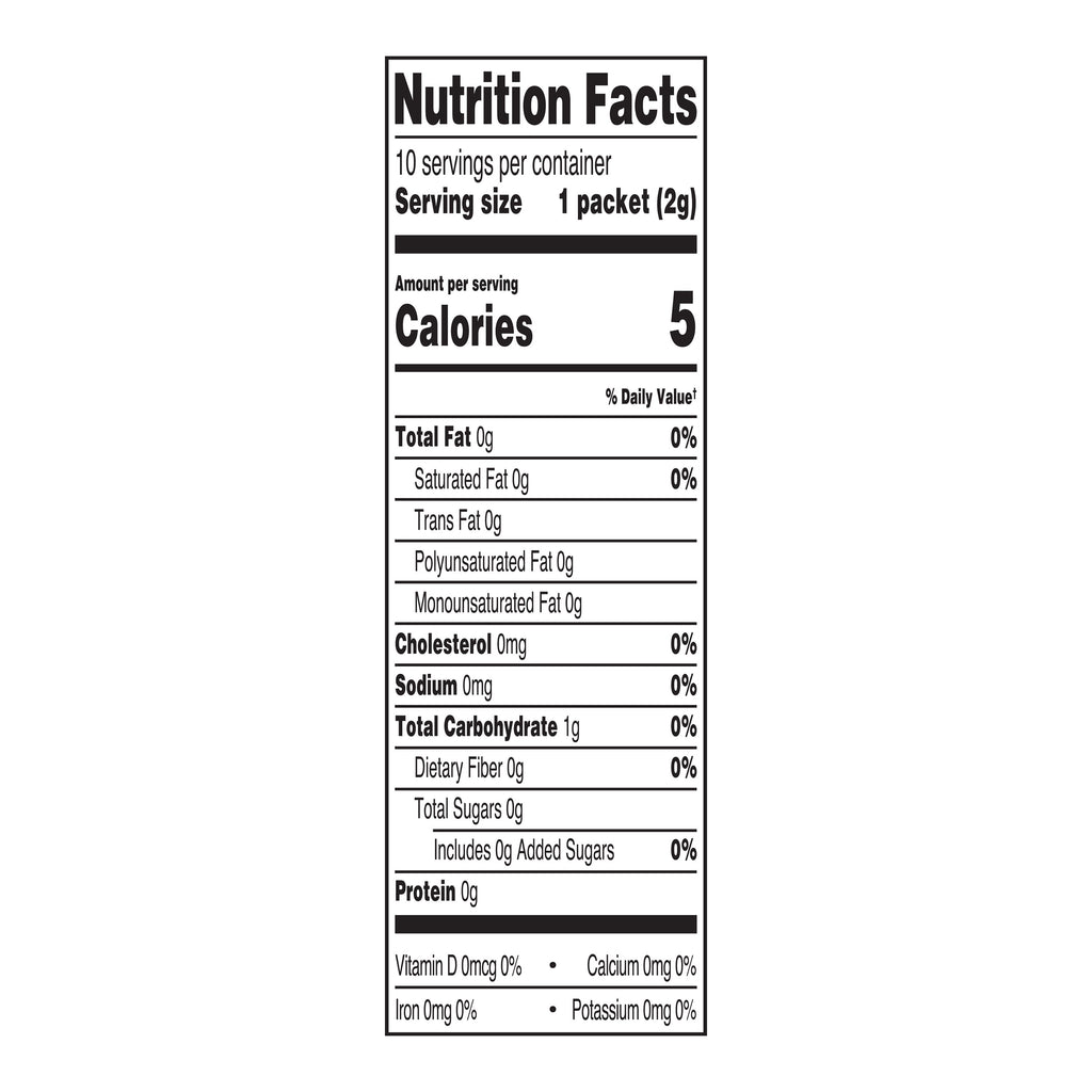 Great Value Sugar-Free Iced Tea with Lemon Naturally Decaffeinated Instant Drink Mix 0.07 oz 10 Count