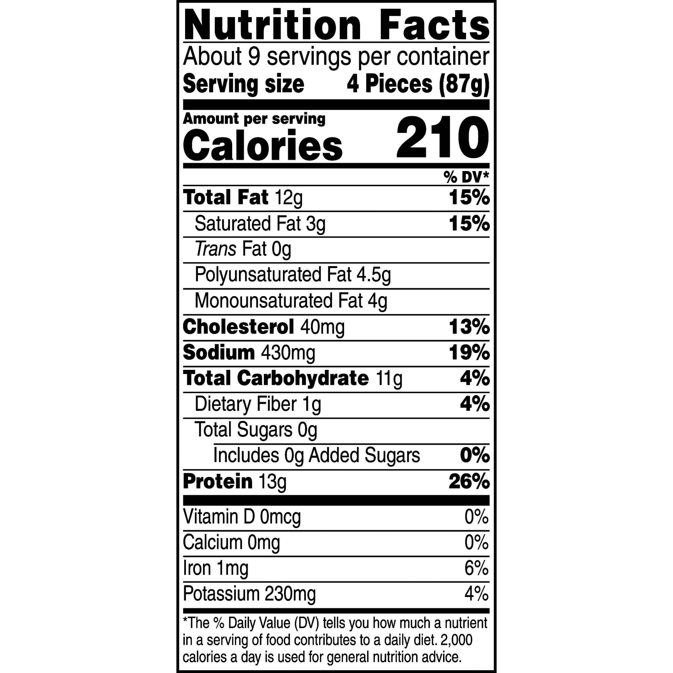 Tyson Dino Chicken Nuggets 29 Oz Frozen 13g Protein