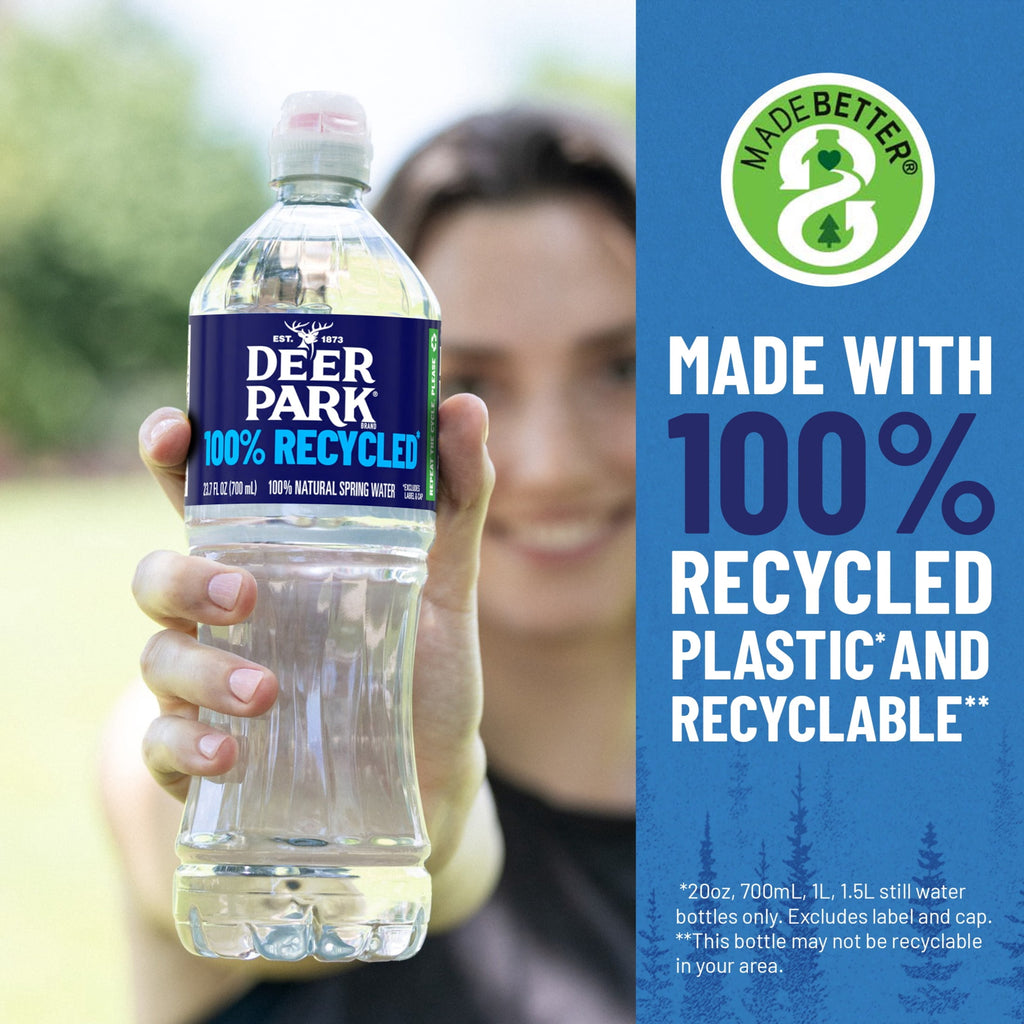 Deer Park Spring Water 16.9 fl oz Plastic Bottles 35 Pack