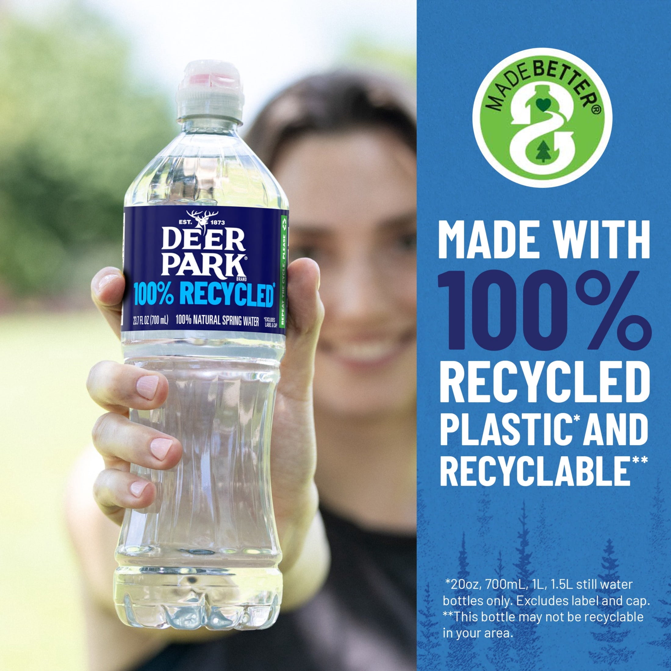 Deer Park Spring Water 16.9 fl oz Plastic Bottles 35 Pack