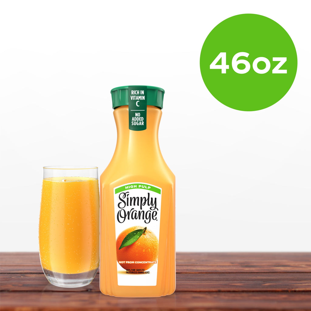 Simply Orange High Pulp Orange Juice 46 fl oz Bottle