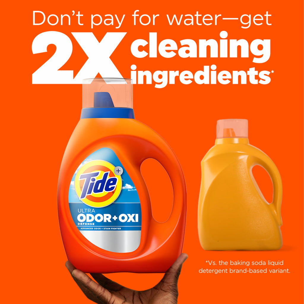 Tide Ultra Odor Defense Plus Oxi Liquid Laundry Detergent 117 fl oz 83 Loads