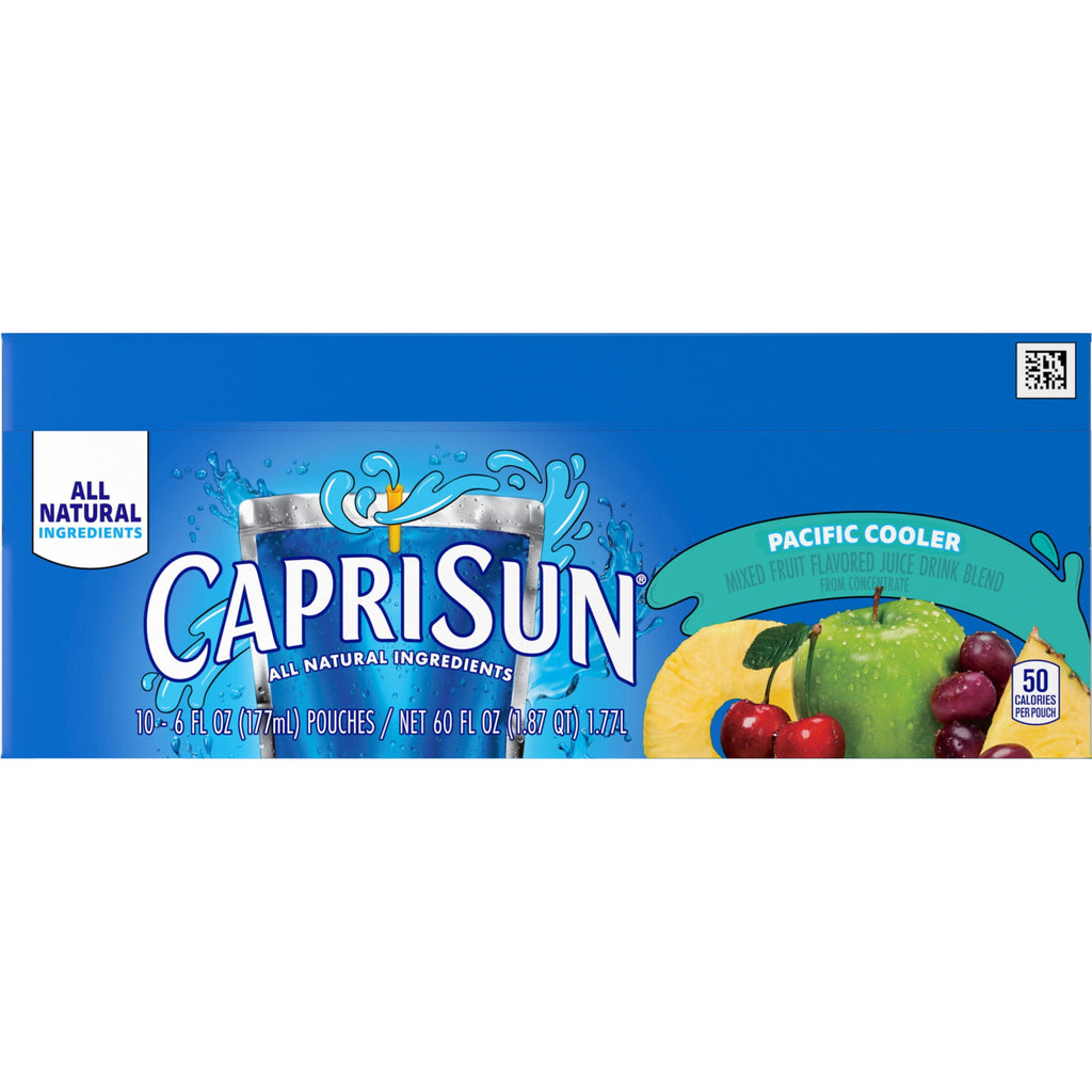 Capri Sun Pacific Cooler Juice Drink Blend 10 Pouches 6 fl oz
