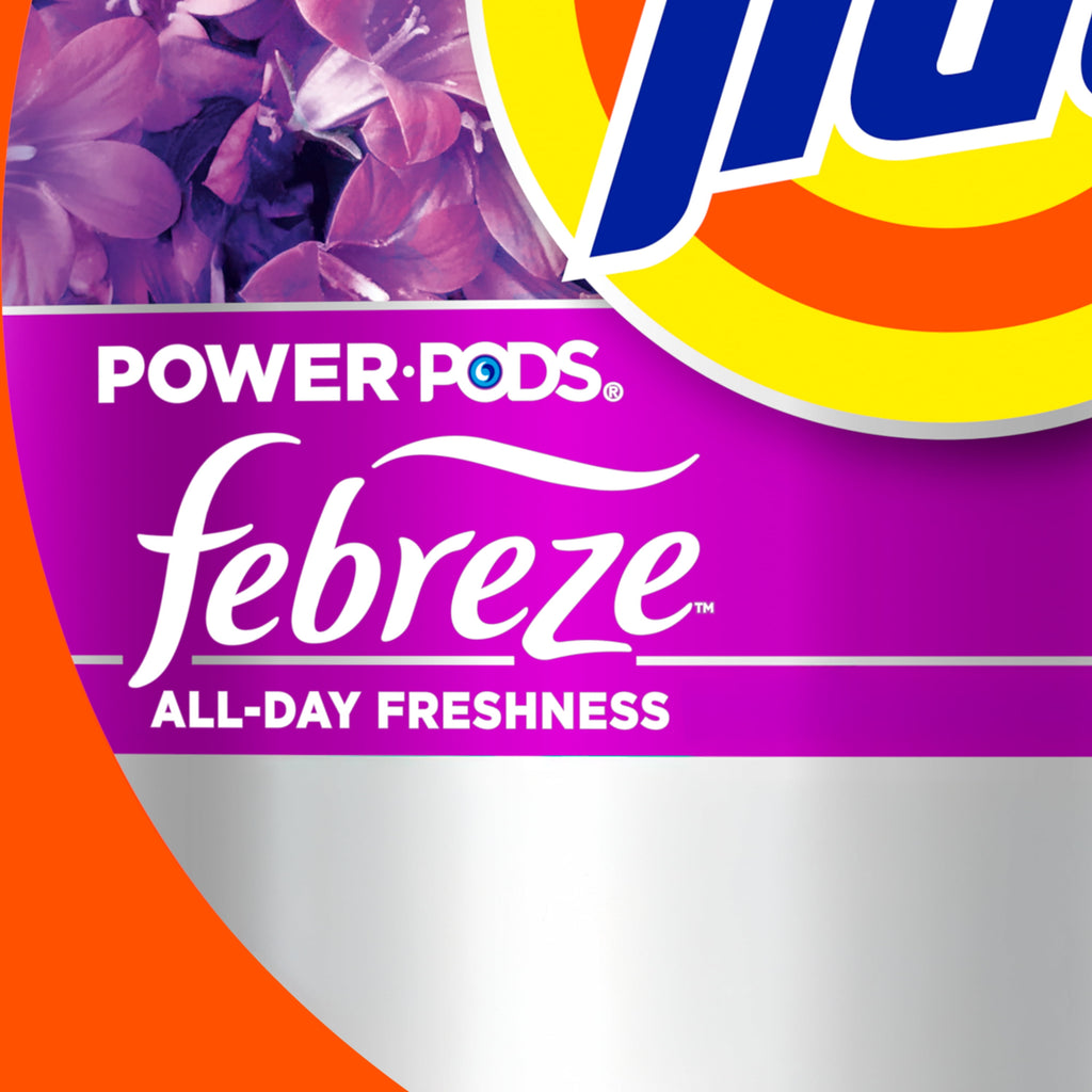 Tide Power PODS Laundry Detergent Pacs with Febreze Odor Eliminators Spring & Renewal 45 Count