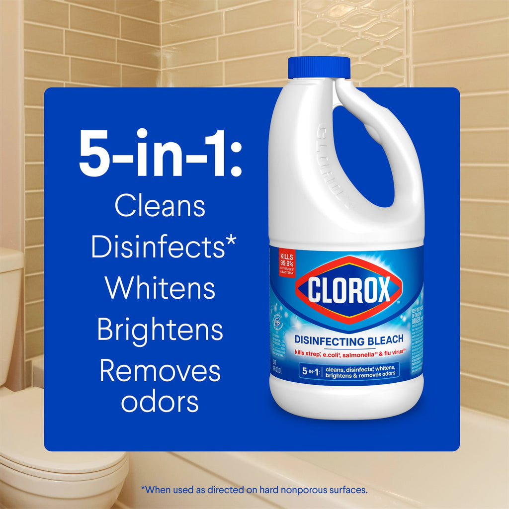 Clorox Disinfecting Liquid Bleach Cleaner Regular 43 fl oz