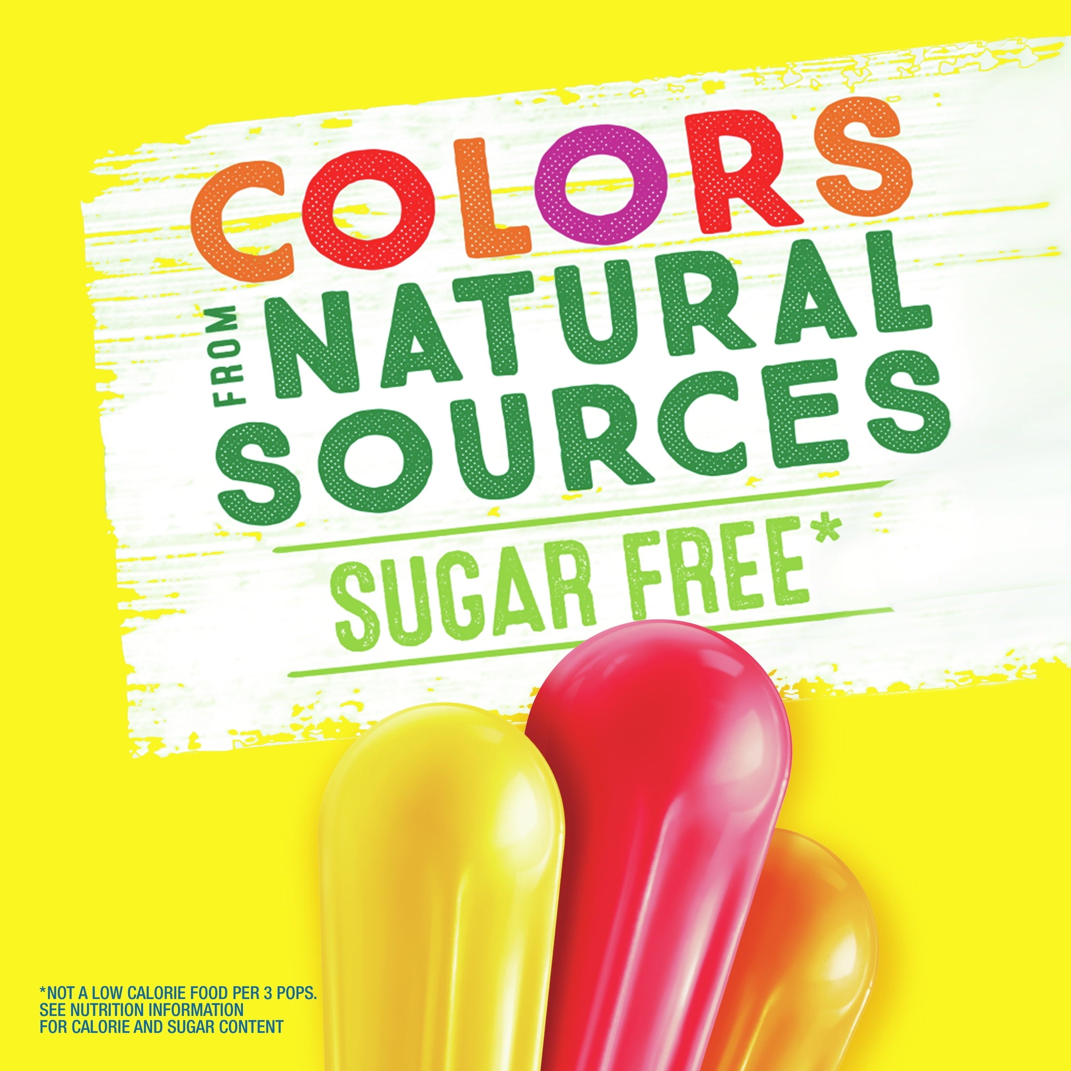 Popsicle Tropicals Ice Pops Orange Grape Pineapple 18 Count 29.7 Fl Oz