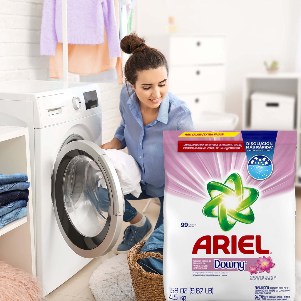 Ariel Powder Laundry Detergent With Downy Freshness April Fresh 52 oz 33 Loads