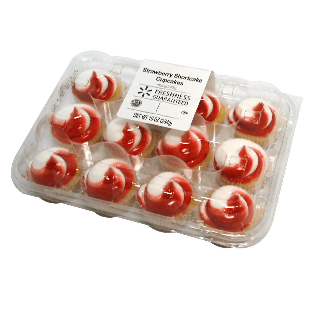 Strawberry Shortcake Mini Cupcakes 10 Oz 12 Count Freshness Guaranteed
