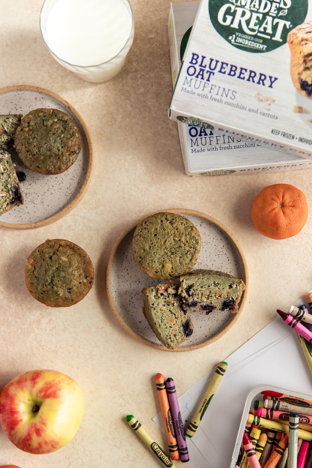 Blueberry Oat Muffins 12 Oz 6 Count Veggies Made Great