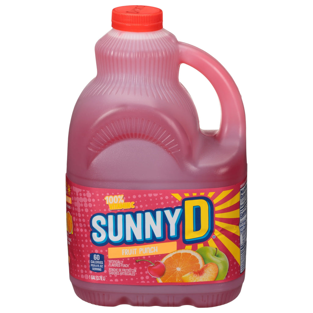 SunnyD Fruit Punch Juice Drink 1 Gallon Bottle