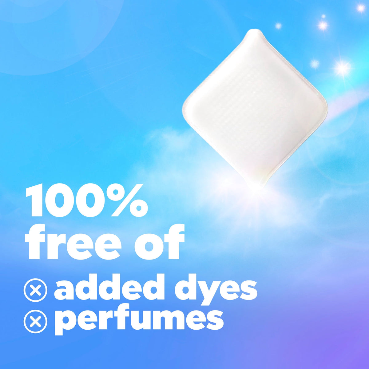 Tide Evo Free & Gentle Laundry Detergent Tiles Unscented 16 Count