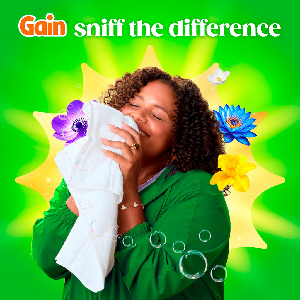 Gain Flings 4-in-1 Oxi Boost Febreze Laundry Detergent Pacs Moonlight Breeze 12 Count