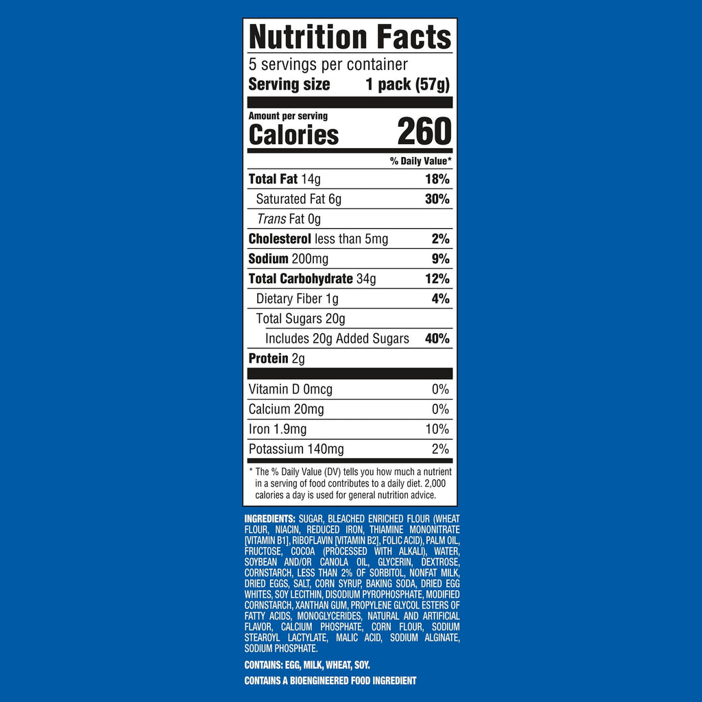 Cakesters Double Chocolate Soft Snack Cakes 10 Oz 5 Count Oreo