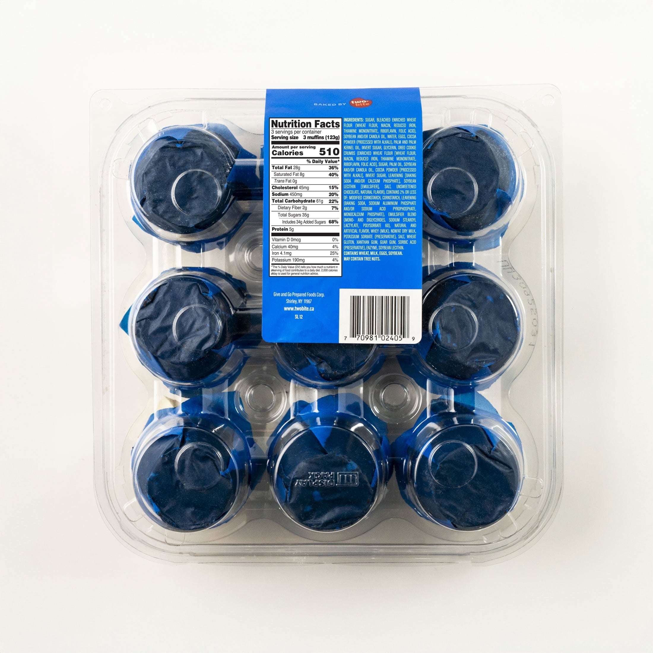 Two-Bite Oreo Mini Muffins 13 Oz 9 Count