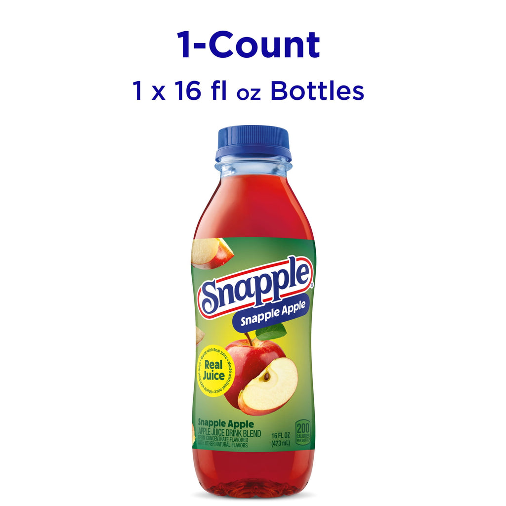 Snapple Apple Juice Drink 16 fl oz Bottle 24 Pack