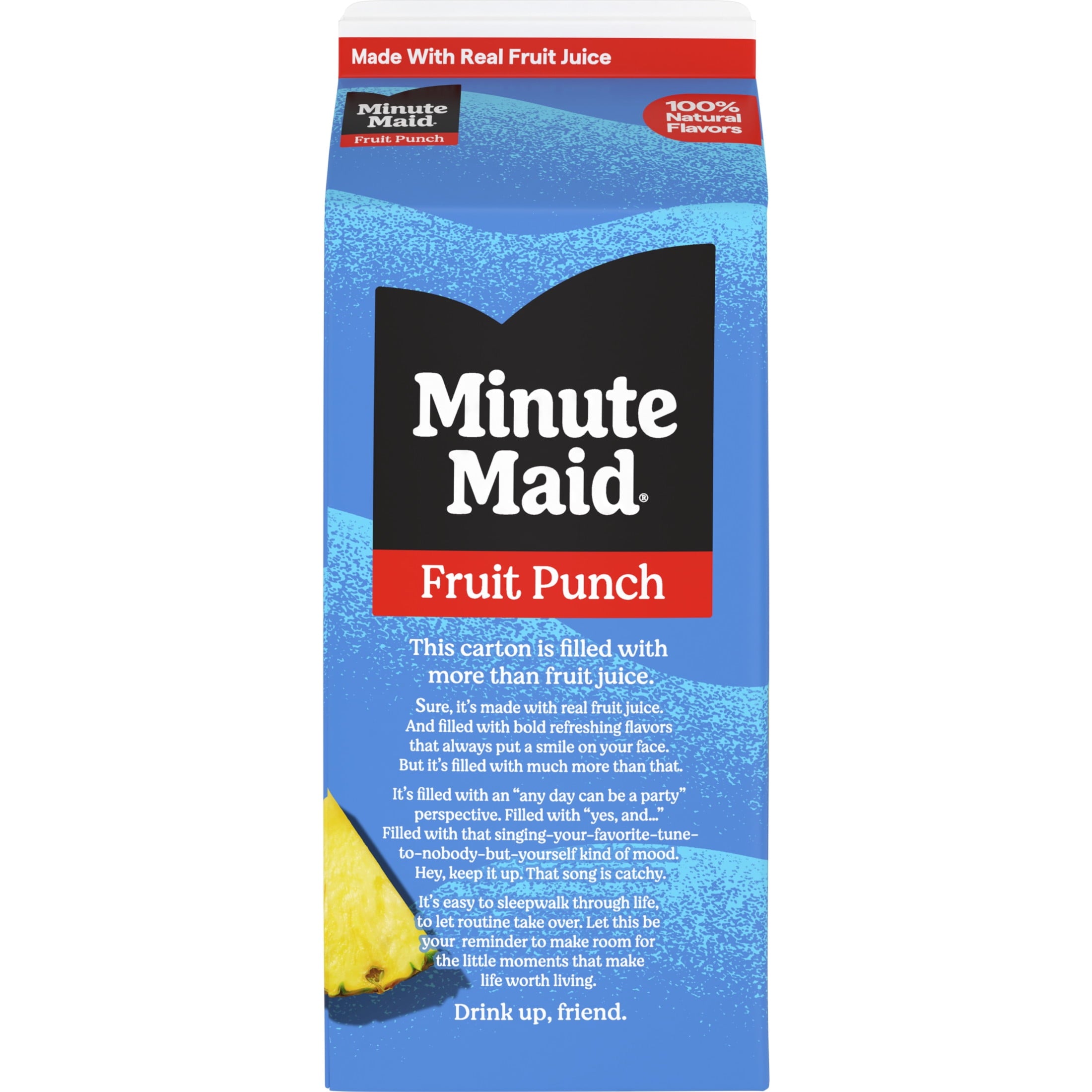 Minute Maid Fruit Punch Juice Drink Carton 59 fl oz