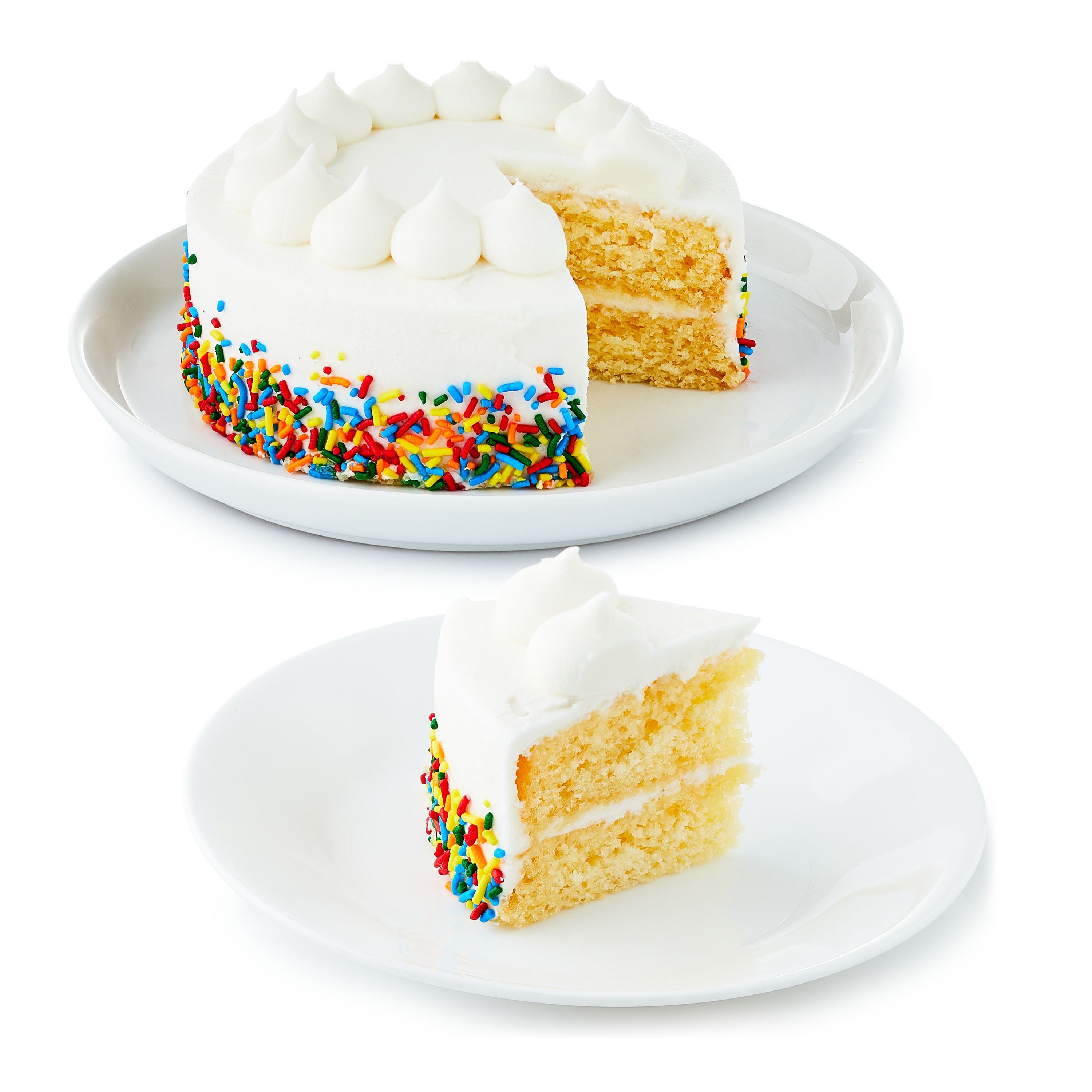 5 Inch Double Layer Vanilla Cake 15.9 Oz 1 Count Freshness Guaranteed
