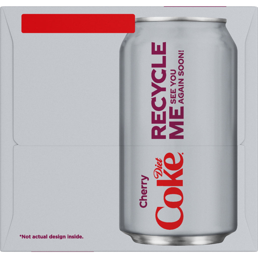 Diet Cherry Soda Pop Cans 12 Fl Oz 12 Pack Diet Coke