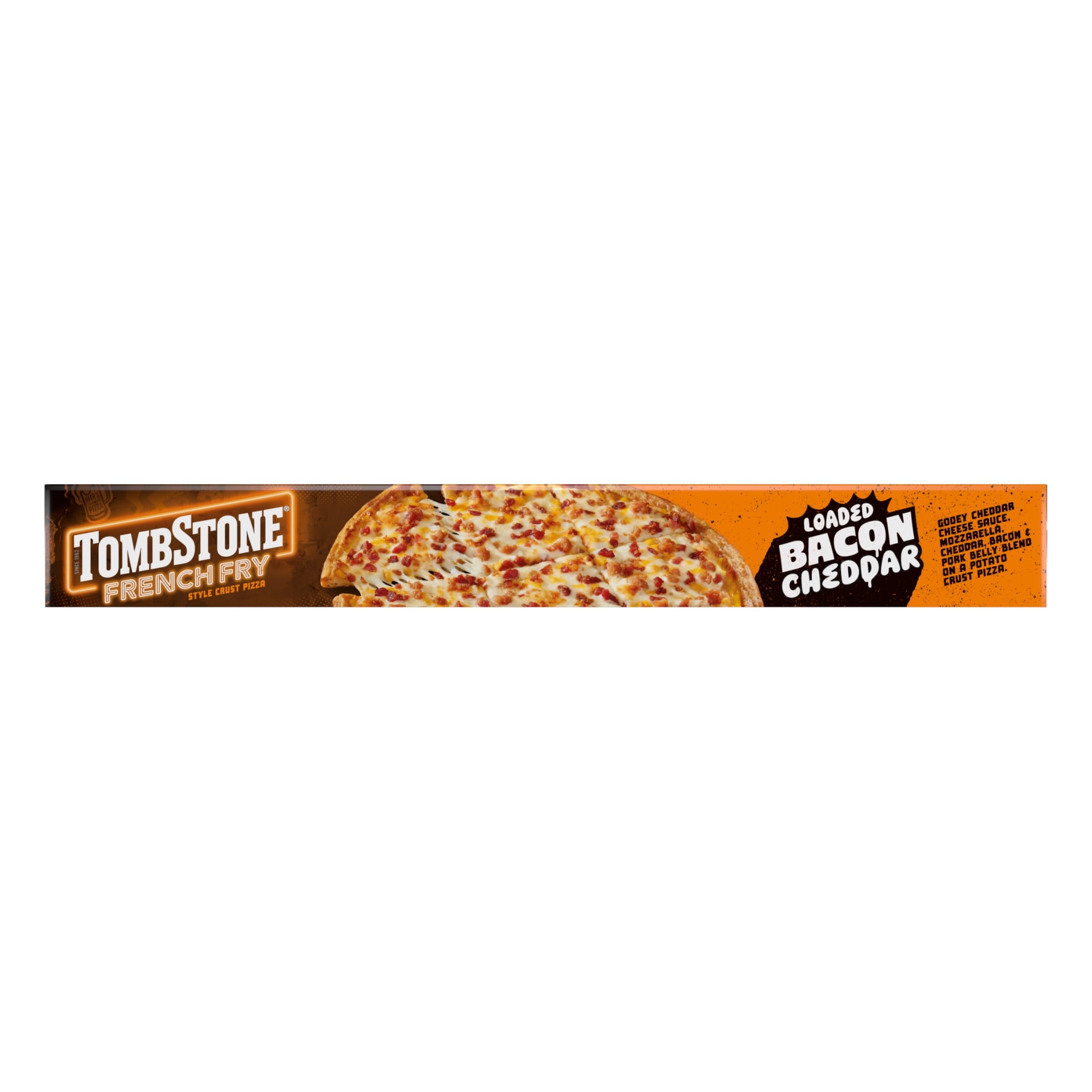 Tombstone French Fry Style Crust Loaded Bacon Cheddar Cheese Gluten Free Frozen Pizza 18.1 Oz
