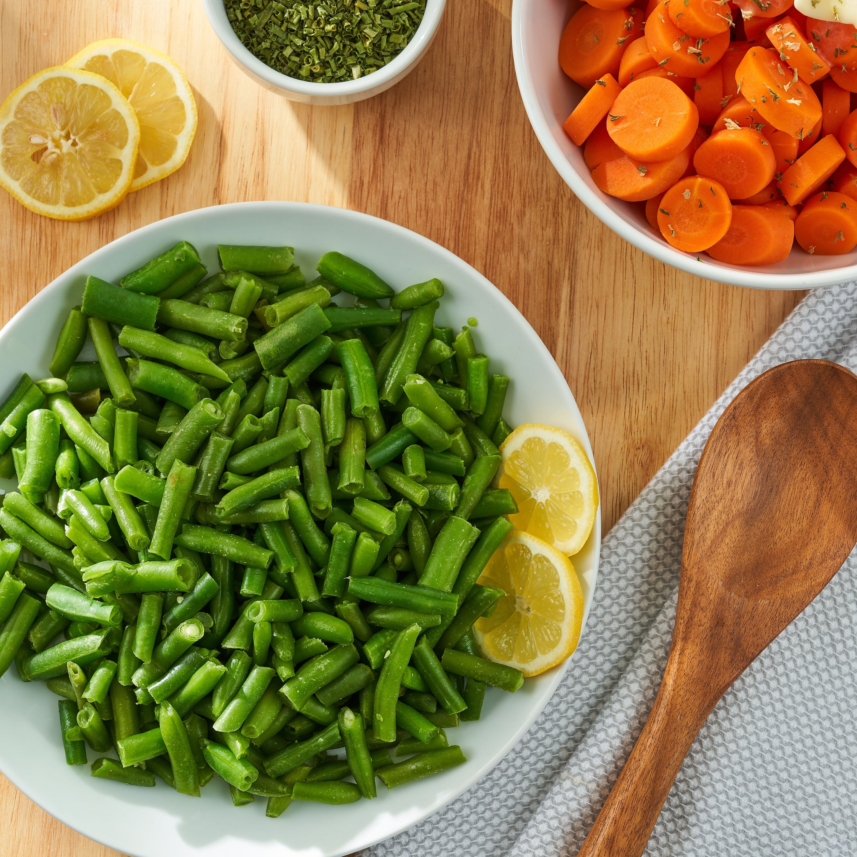 Great Value Cut Green Beans Frozen Vegetables 12 Oz