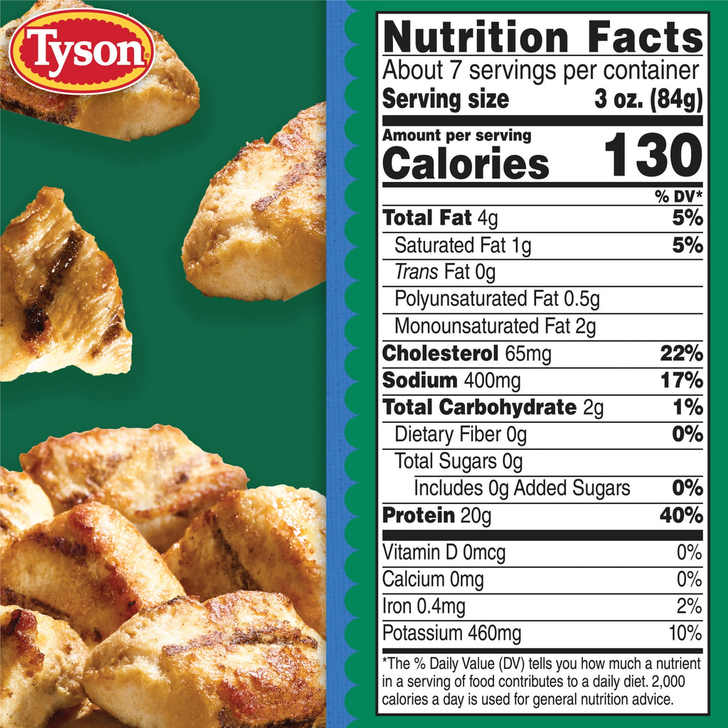 Tyson Grilled Boneless Chicken Bites Frozen 20 Oz