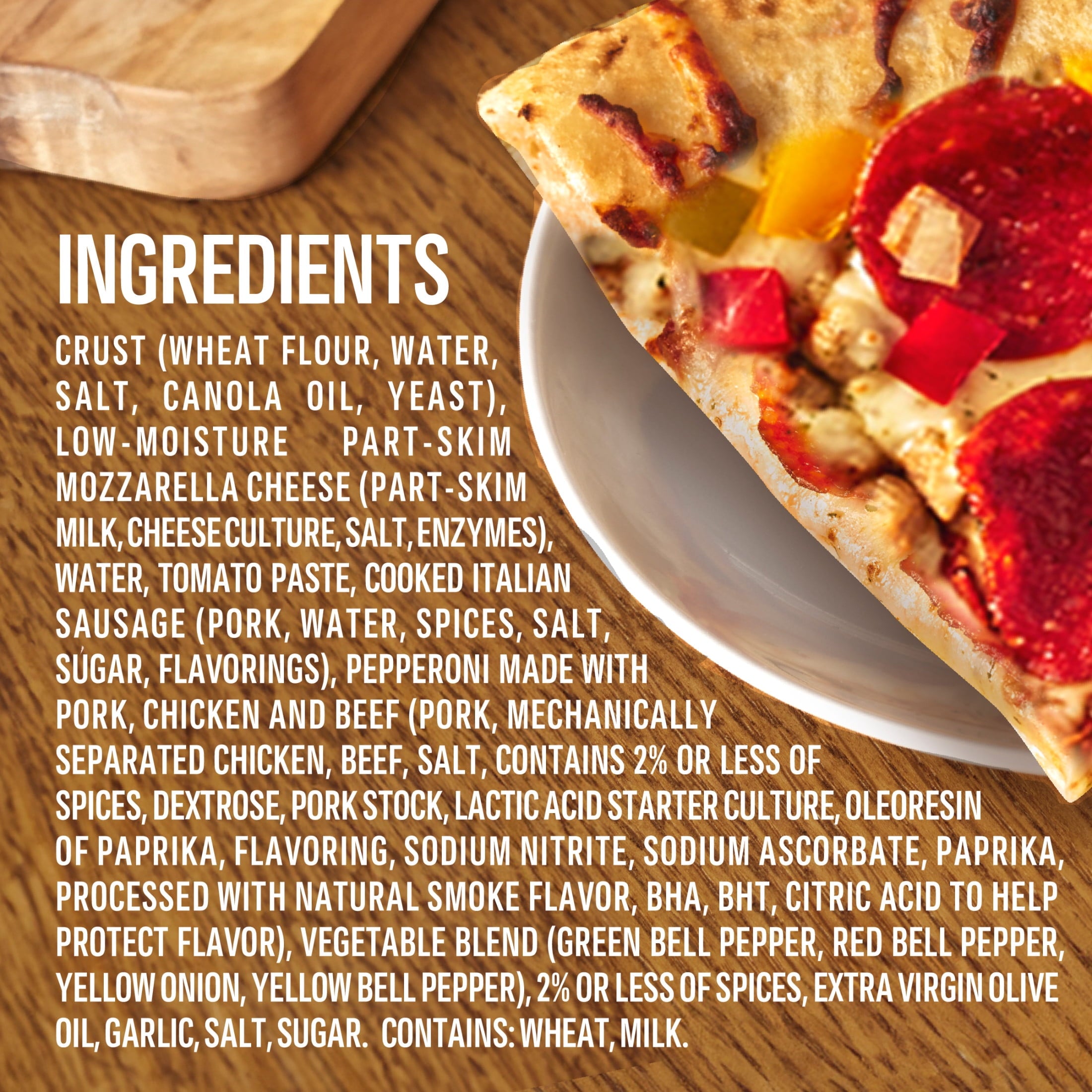 DiGiorno Supreme Wood Fired Style Crust Frozen Pizza 17.1 Oz