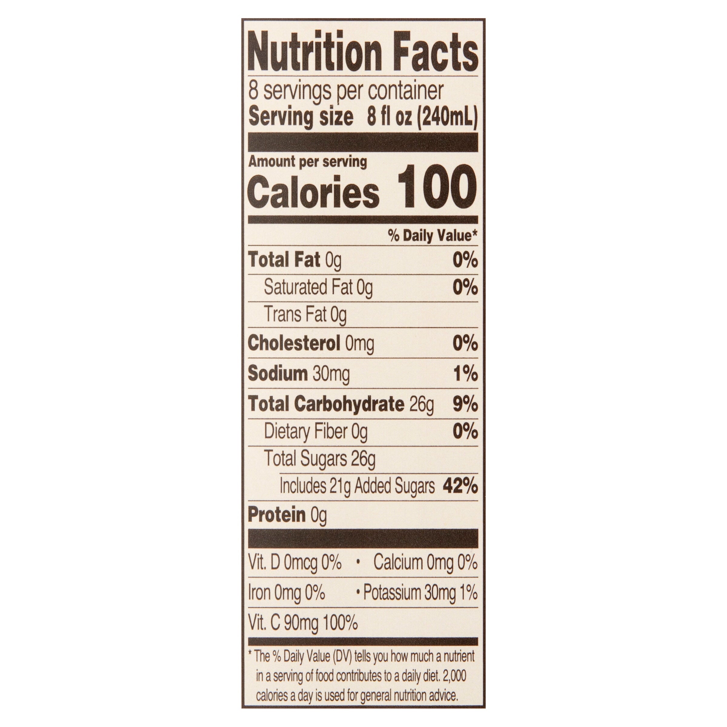 Great Value White Cranberry Strawberry Juice Cocktail 64 fl oz Bottle