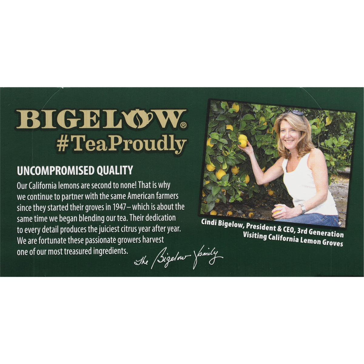 Bigelow Tea Green Tea with Lemon Bags 20 Count