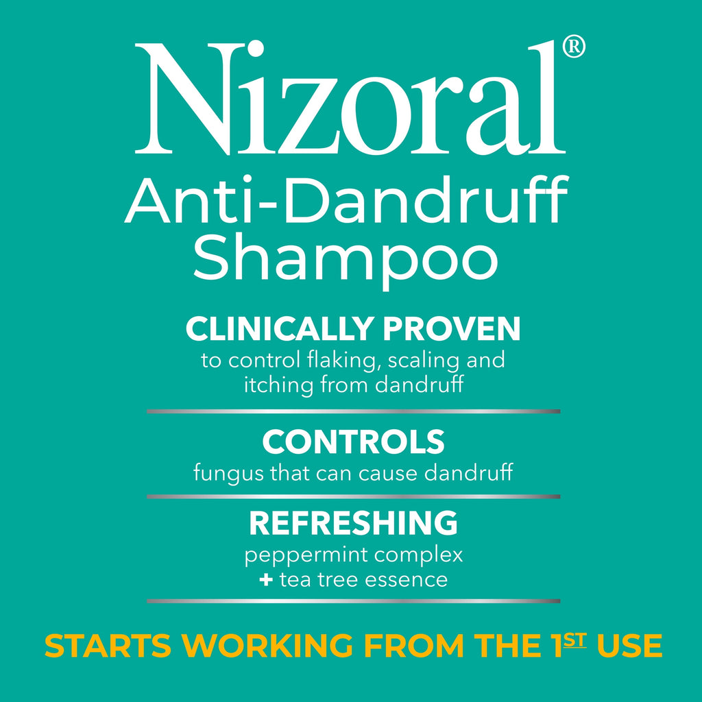 Nizoral Anti-Dandruff Shampoo with 1% Ketoconazole 14 fl oz