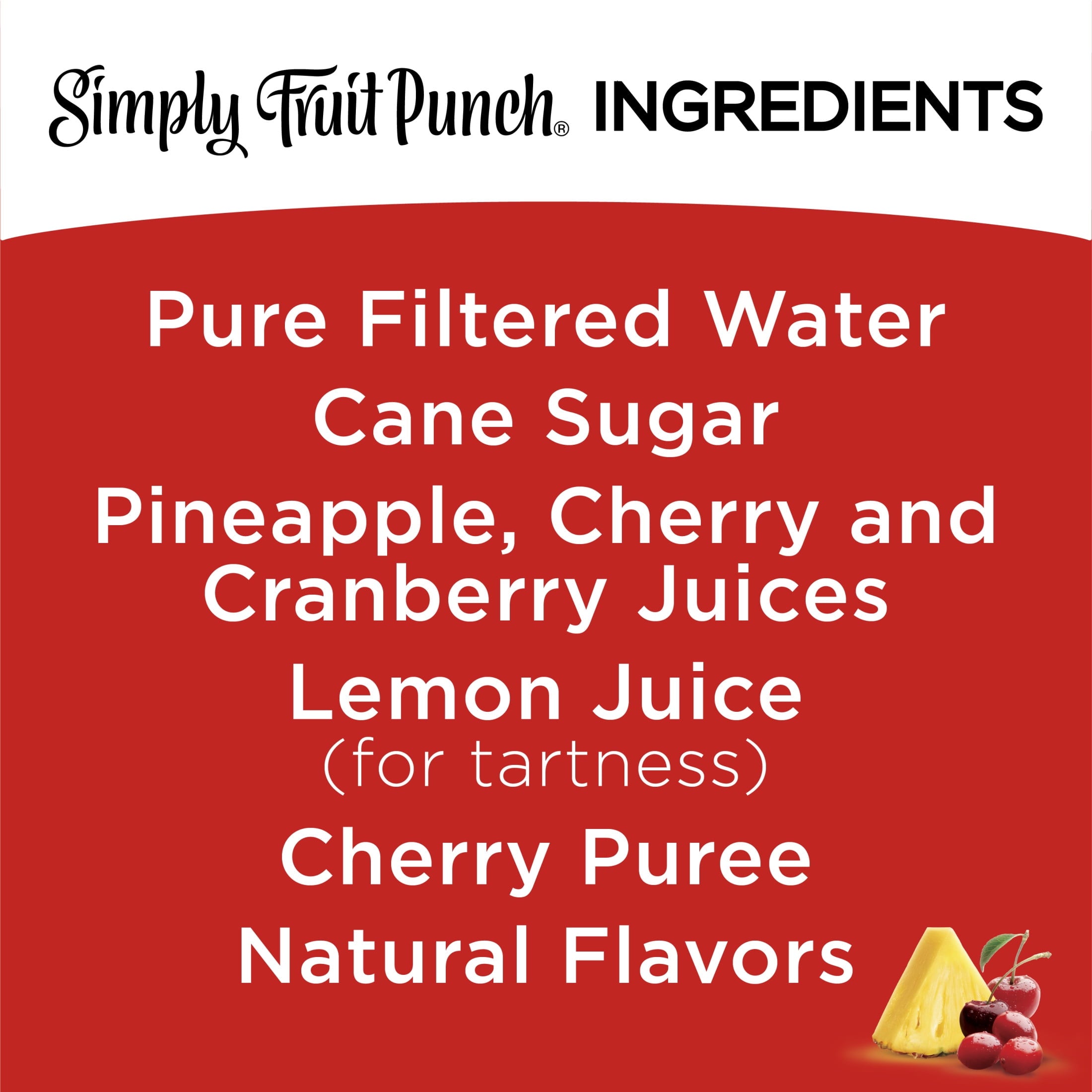 Simply Fruit Punch Juice Drink 52 fl oz Bottle