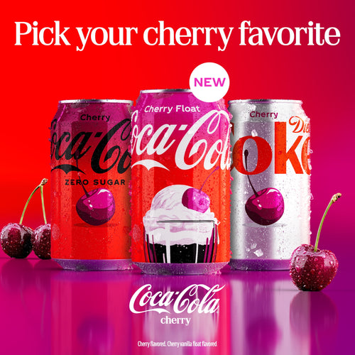 Cherry Soda Pop Bottle 2 Liters Coca-Cola