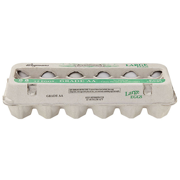 Wegmans Grade AA Large Eggs 12 Count