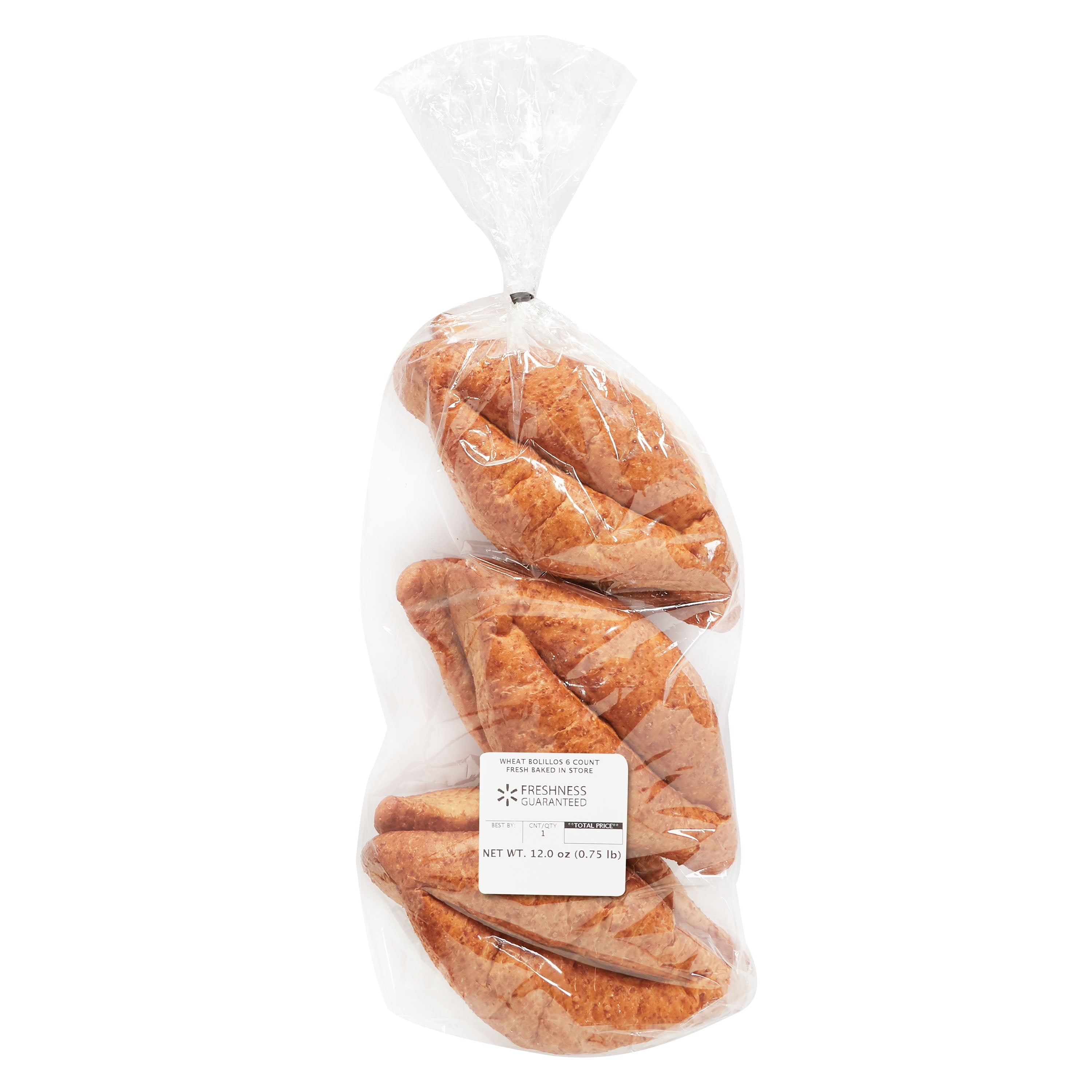 Wheat Bolillo Rolls 12 Oz 6 Count