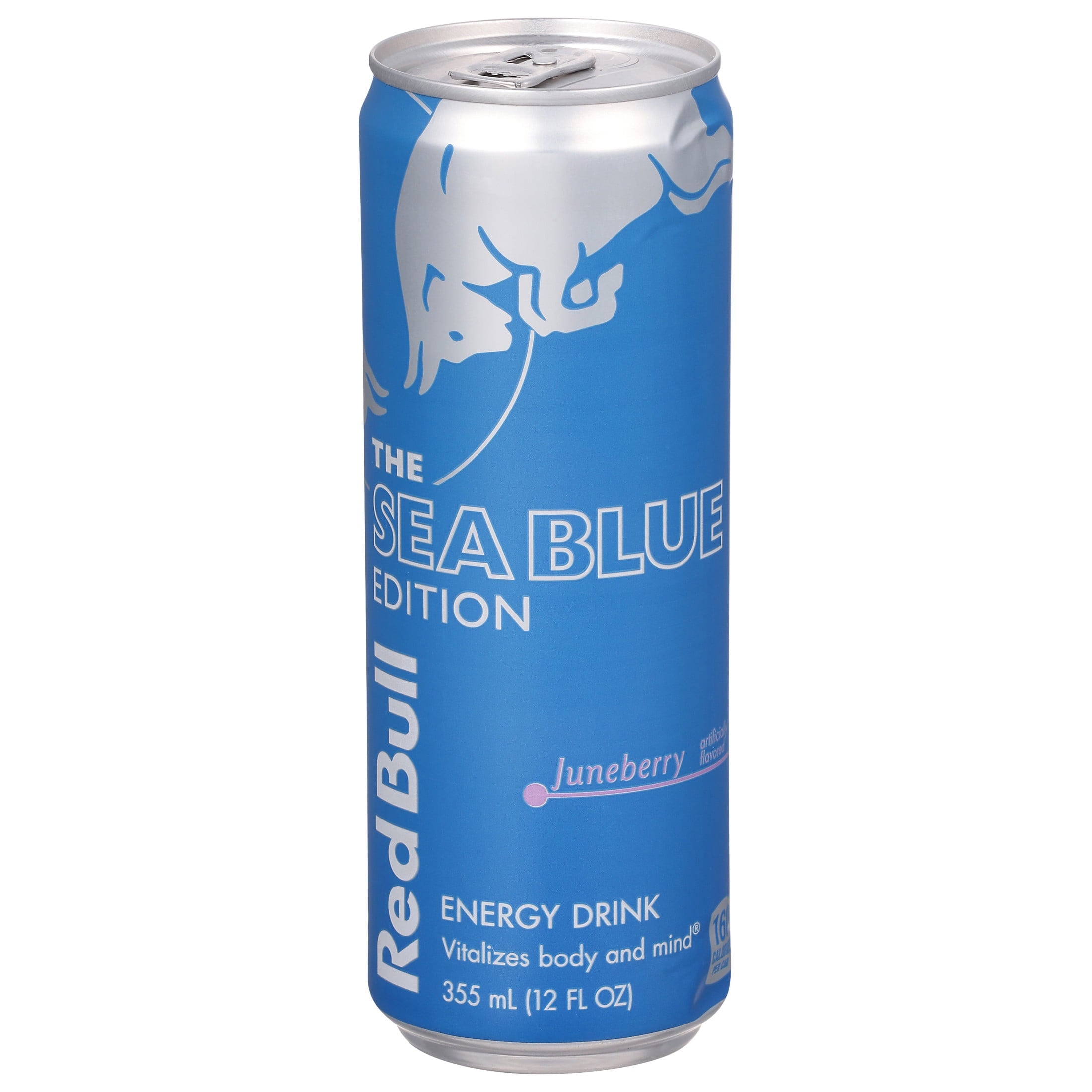 Red Bull Sea Blue Edition Energy Drink Juneberry 12 fl oz Single Can
