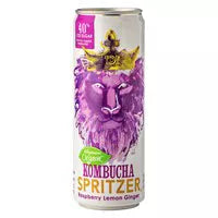 Wegmans Organic Raspberry Lemon Ginger Kombucha Spritzer
12 fl. oz.