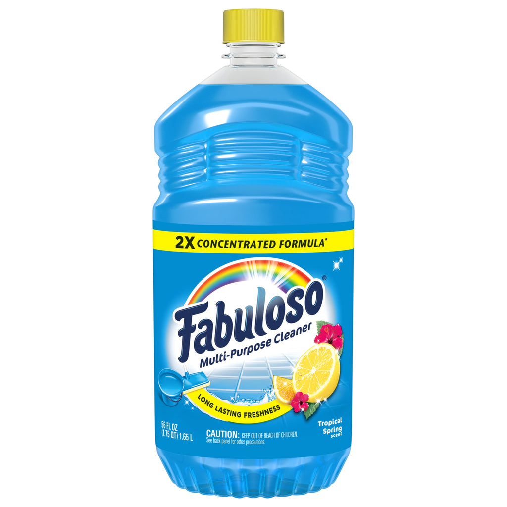 Fabuloso 2X Concentrated Multi-Purpose Cleaner Tropical Spring Scent 56 fl oz