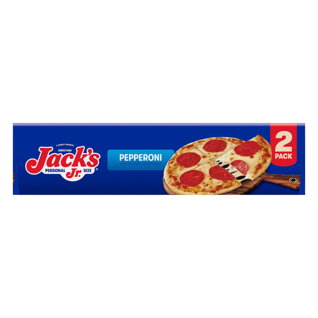 Jack's Pepperoni Personal Frozen Pizza 11.7 Oz 2 Pack