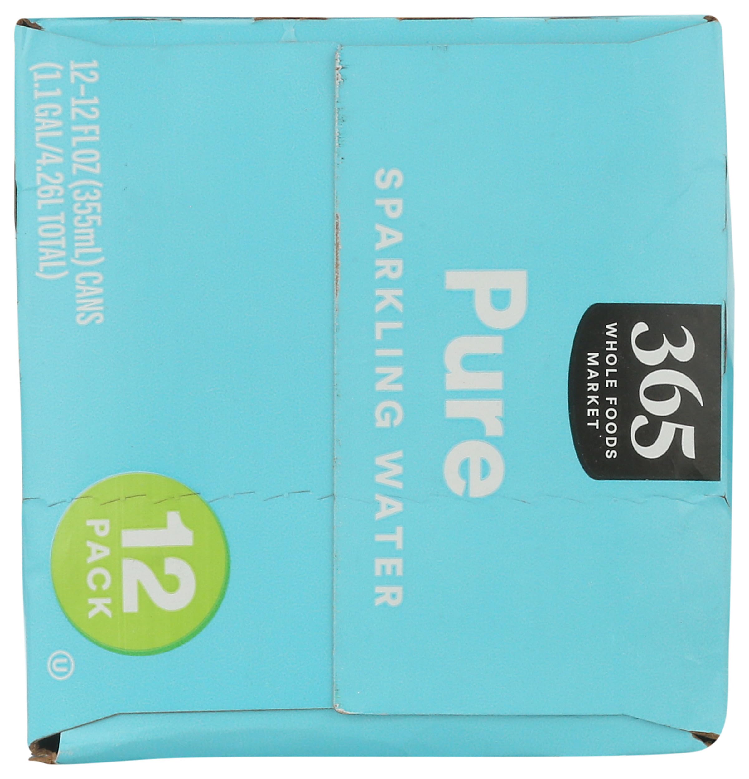 Sparkling Water Pure 12 Fl Oz 12 Count 365 By Whole Foods Market