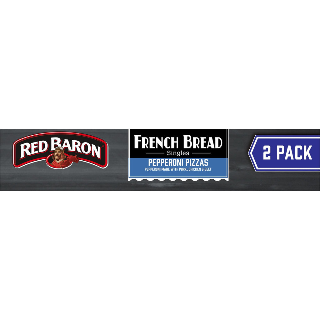 Red Baron Pepperoni French Bread Frozen Personal Pizza 10.8 Oz 2 Pack