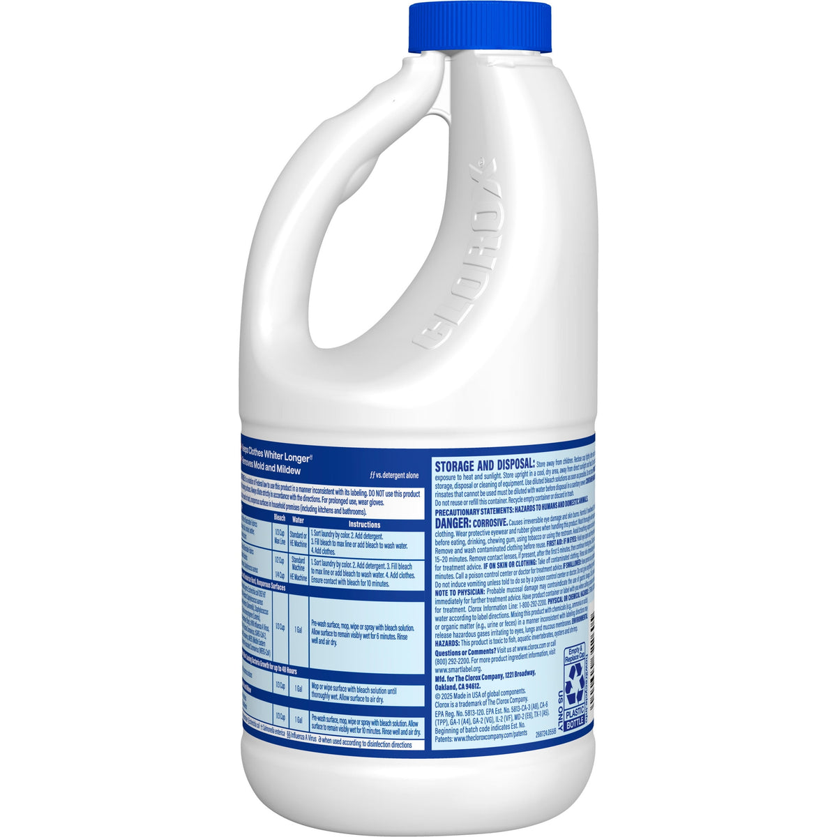 Clorox Disinfecting Liquid Bleach Cleaner Regular 43 fl oz