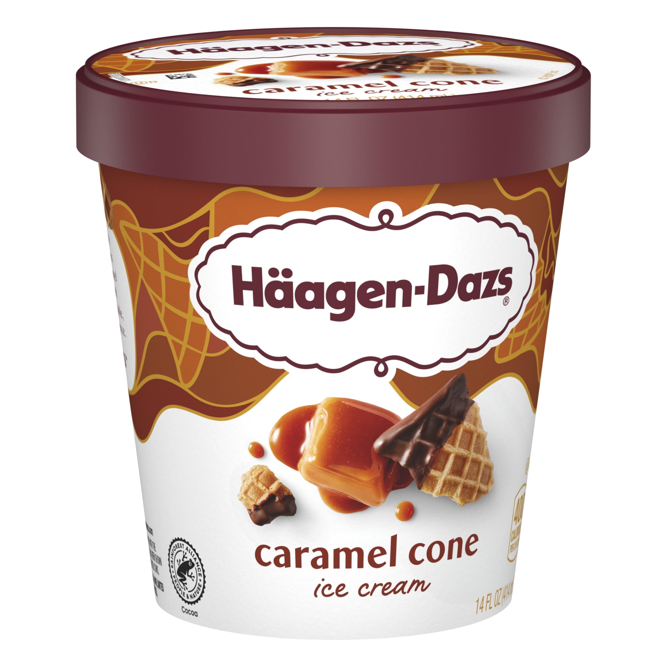 Häagen-Dazs Caramel Cone Ice Cream 14 Oz