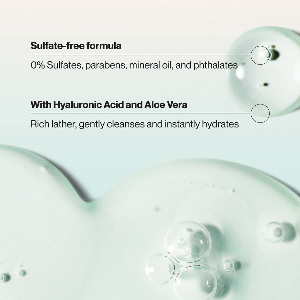 Suave Moisture Repair Sulfate-Free Shampoo with Hyaluronic Acid & Aloe Vera 18 fl oz