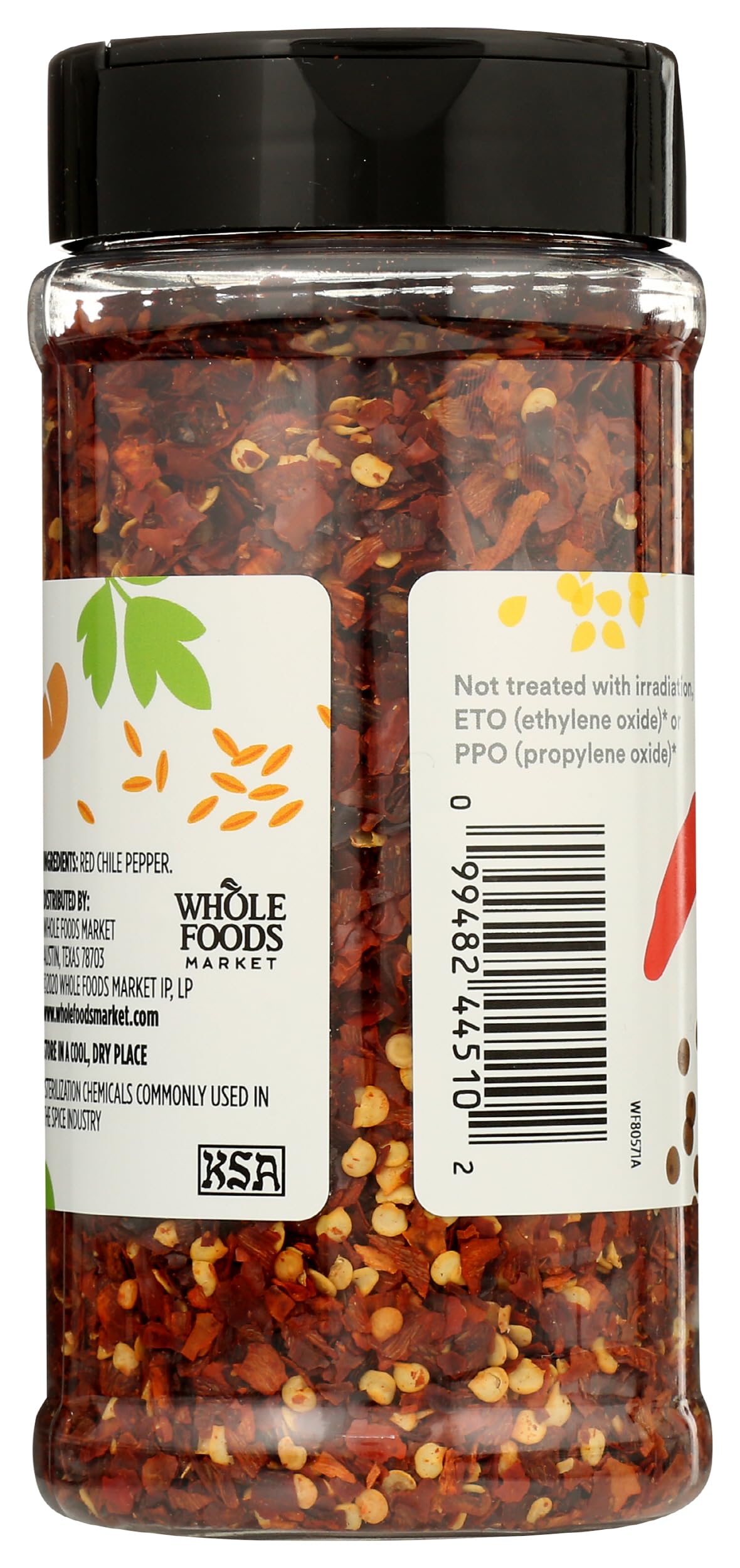 Crushed Red Chile Peppers 4.76 Oz 365 By Whole Foods Market