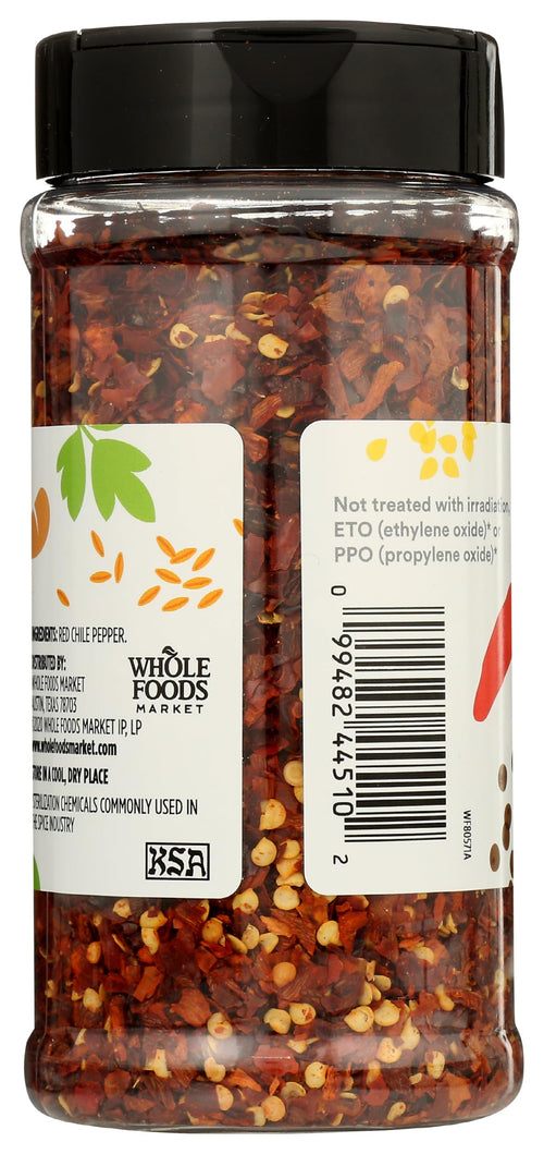 Crushed Red Chile Peppers 4.76 Oz 365 By Whole Foods Market